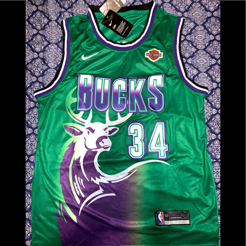 2000’s Milwaukee Bucks throwback Giannis Jersey